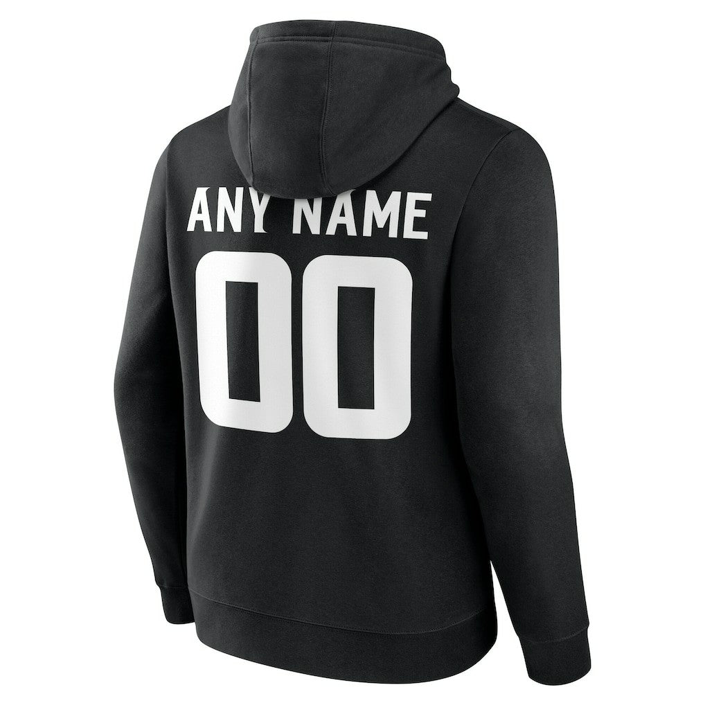 Minnesota Vikings Team Authentic Personalized Name & Number Hoodie - Black Hoodies