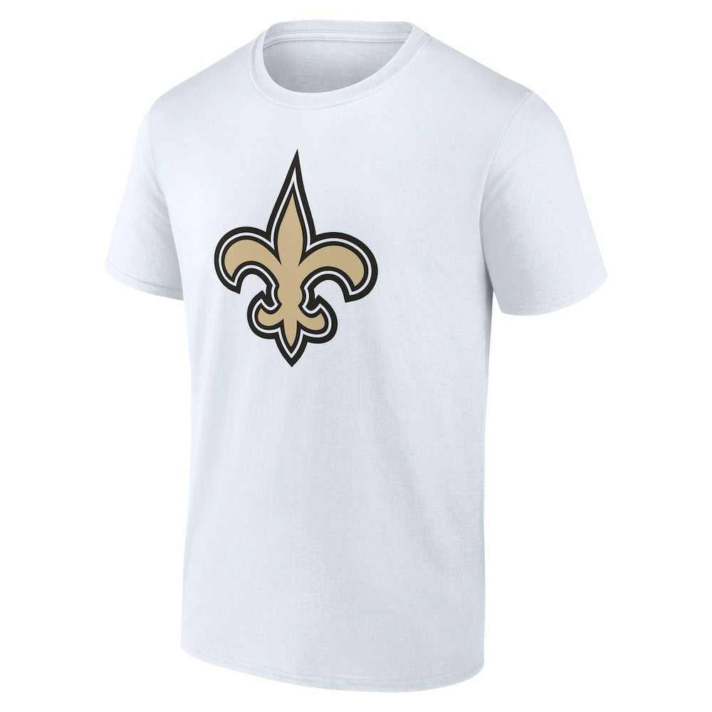 New Orleans Saints Team Authentic Personalized Name & Number T-Shirt - White T-shirts