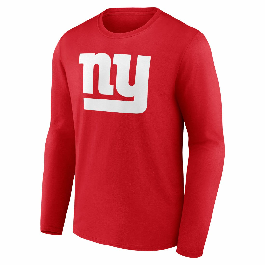 New York Giants Team Authentic Personalized Name & Number Long Sleeve T-Shirt - Red T-shirts
