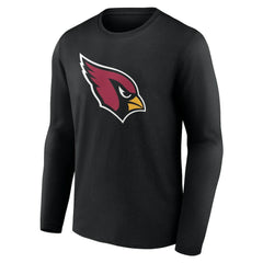Arizona Cardinals Team Authentic Personalized Name & Number Long Sleeve T-Shirt - Black T-shirts