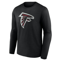 Atlanta Falcons Team Authentic Personalized Name & Number Long Sleeve T-Shirt - Black T-shirts