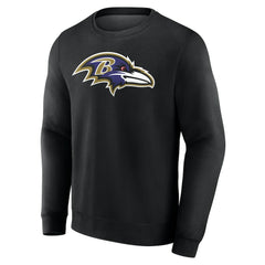Baltimore Ravens Team Authentic Personalized Name & Number Sweatshirt - Black Sweatshirts