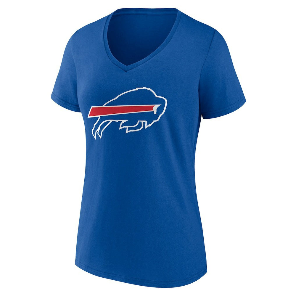 Buffalo Bills Women's Team Authentic Personalized Name & Number V-Neck T-Shirt - Royal T-shirts