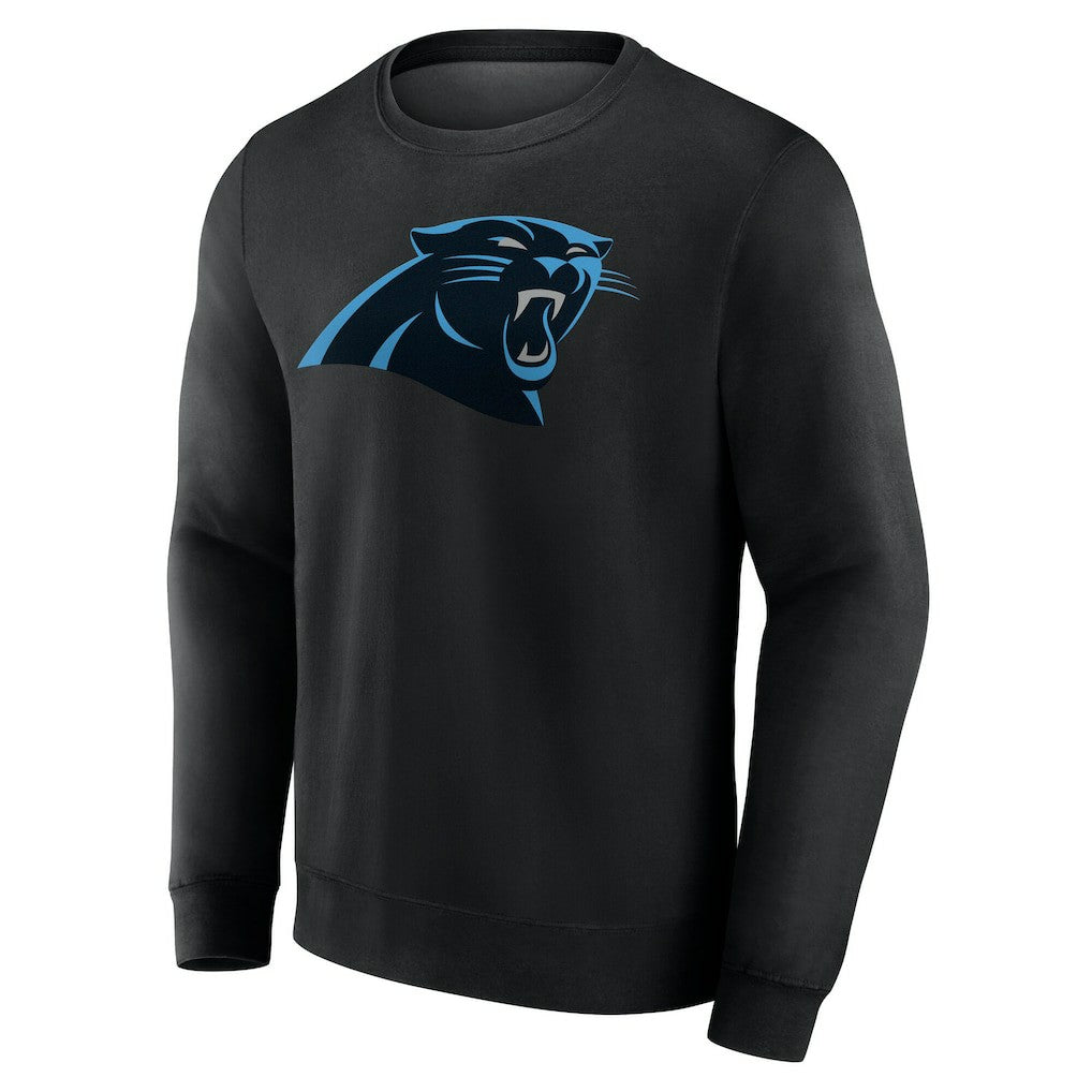 Carolina Panthers Team Authentic Personalized Name & Number Sweatshirt - Black Sweatshirts