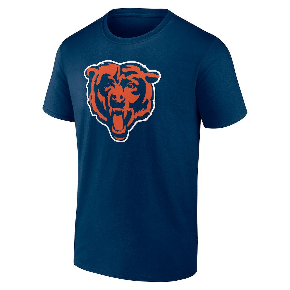 Chicago Bears Team Authentic Personalized Name & Number T-Shirt - Navy T-shirts