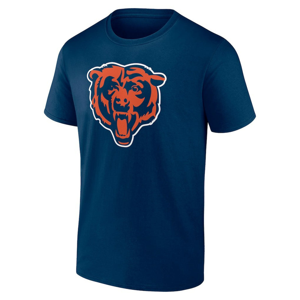 Chicago Bears Team Authentic Personalized Name & Number T-Shirt - Navy T-shirts