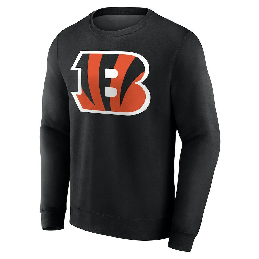 Cincinnati Bengals Team Authentic Personalized Name & Number Sweatshirt - Black Sweatshirts