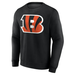 Cincinnati Bengals Team Authentic Personalized Name & Number Sweatshirt - Black Sweatshirts