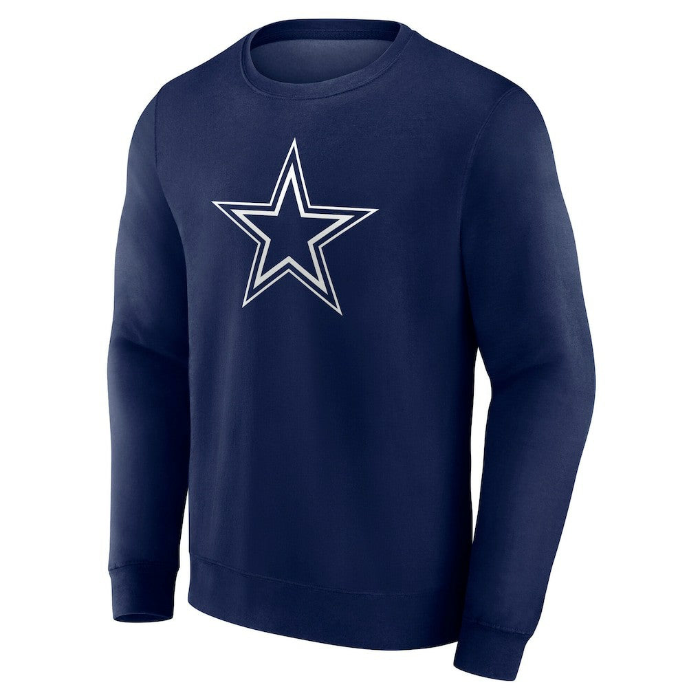 Dallas Cowboys Team Authentic Personalized Name & Number Sweatshirt - Navy Sweatshirts