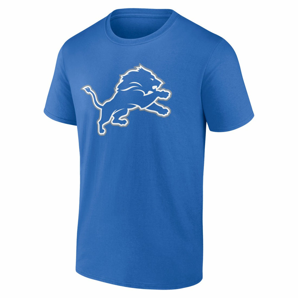 Detroit Lions Team Authentic Personalized Name & Number T-Shirt - Blue T-shirts