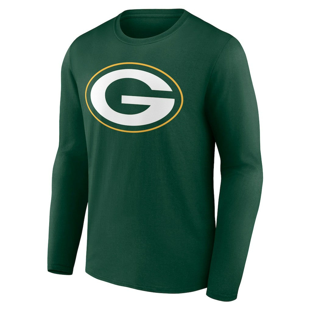 Green Bay Packers Team Authentic Personalized Name & Number Long Sleeve T-Shirt - Green T-shirts