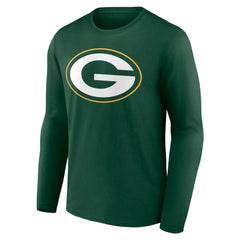 Green Bay Packers Team Authentic Personalized Name & Number Long Sleeve T-Shirt - Green T-shirts
