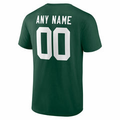 Green Bay Packers Team Authentic Personalized Name & Number T-Shirt - Green T-shirts