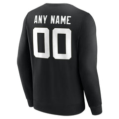 Jacksonville Jaguars Team Authentic Personalized Name & Number Sweatshirt - Black Sweatshirts