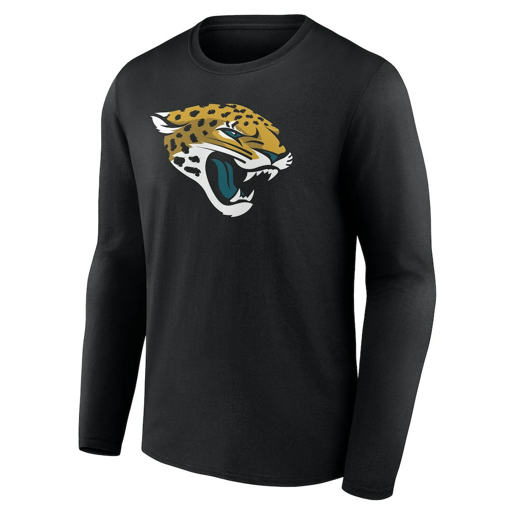 Jacksonville Jaguars Team Authentic Personalized Name & Number Long Sleeve T-Shirt - Black T-shirts