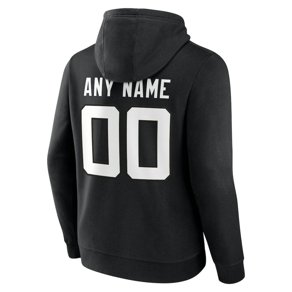 Jacksonville Jaguars Team Authentic Personalized Name & Number Hoodie - Black Hoodies