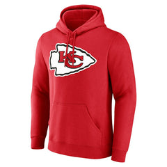Kansas City Chiefs Team Authentic Personalized Name & Number Hoodie - Red Hoodies