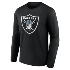 Las Vegas Raiders Team Authentic Personalized Name & Number Long Sleeve T-Shirt - Black T-shirts