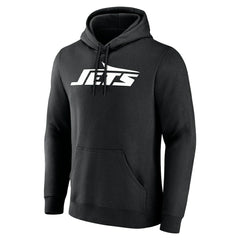 New York Jets Team Authentic Personalized Name & Number Hoodie - Black Hoodies