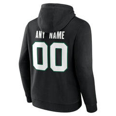 New York Jets Team Authentic Personalized Name & Number Hoodie - Black Hoodies