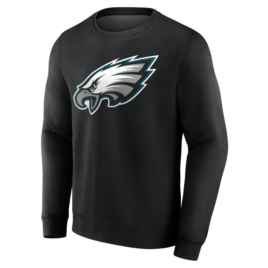 Philadelphia Eagles Team Authentic Personalized Name & Number Sweatshirt - Black Sweatshirts