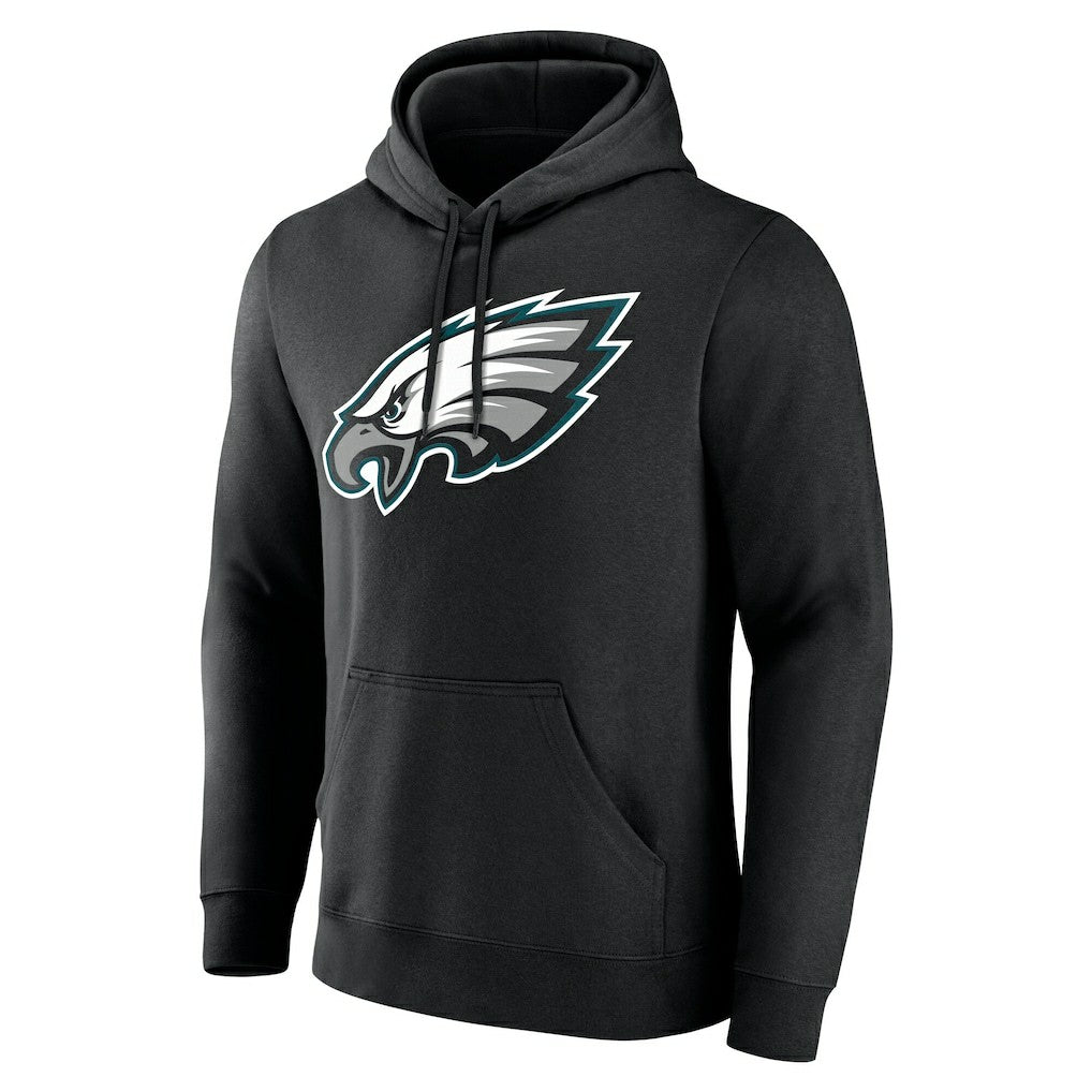 Philadelphia Eagles Team Authentic Personalized Name & Number Hoodie - Black Hoodies