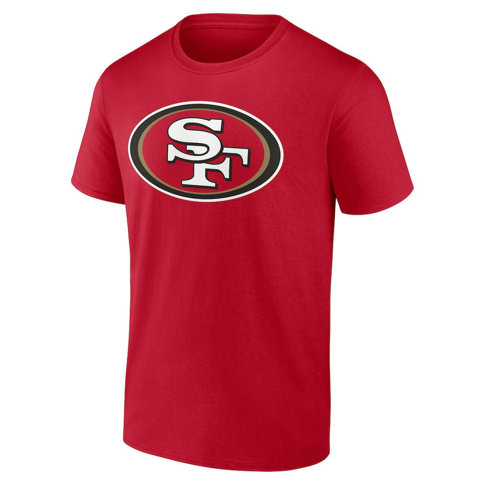 San Francisco 49ers Team Authentic Personalized Name & Number T-Shirt - Scarlet T-shirts