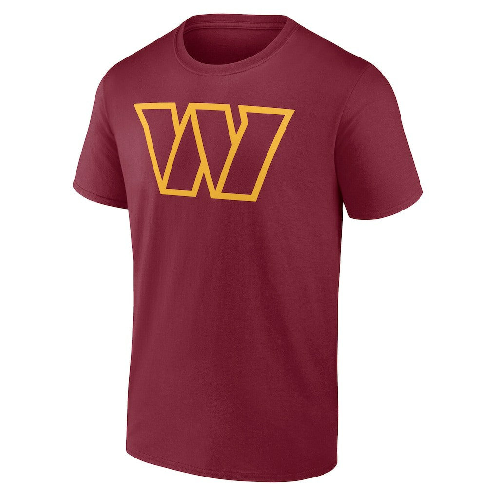Washington Commanders Team Authentic Personalized Name & Number T-Shirt - Burgundy T-shirts