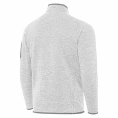 Los Angeles Dodgers Antigua 2025 World Series Champions Fortune Quarter-Zip Jacket - Heather Gray Jackets