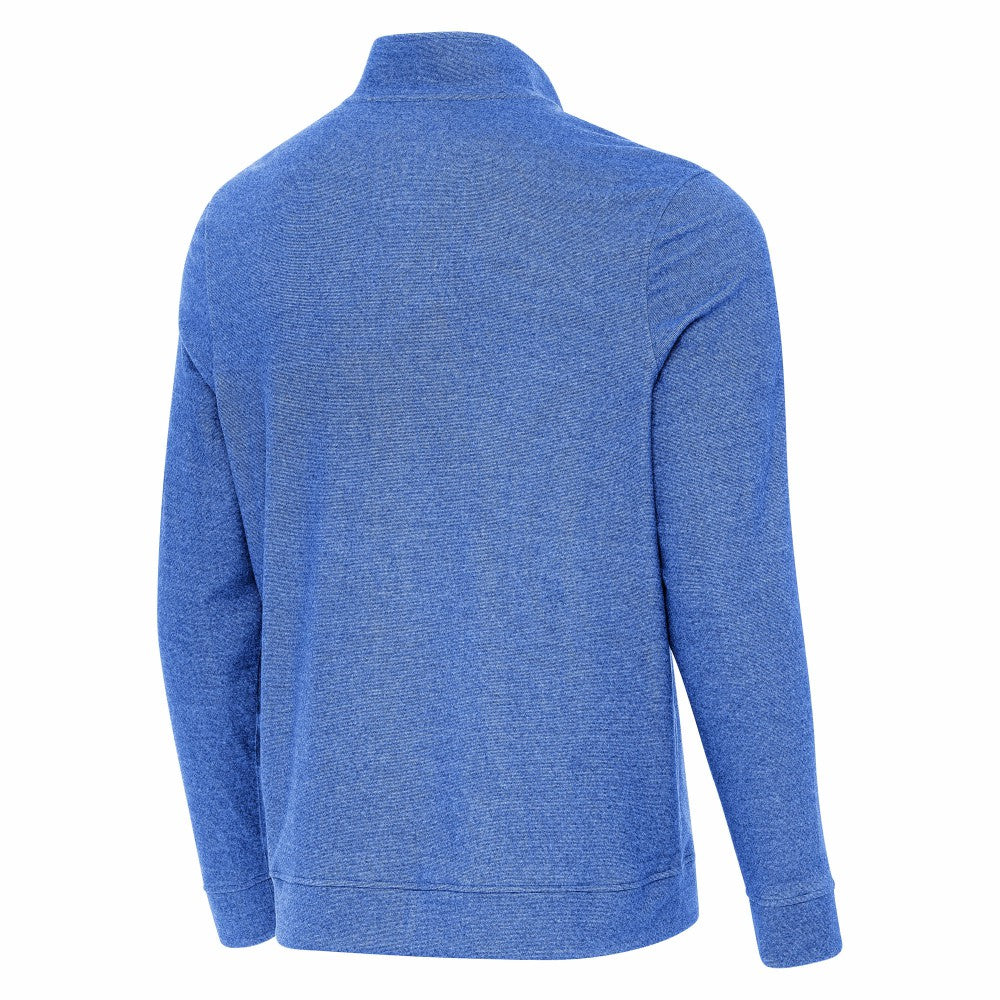 Los Angeles Dodgers Antigua 2025 World Series Champions Subtle Quarter-Zip Sweatshirt - Heather Royal Sweatshirts