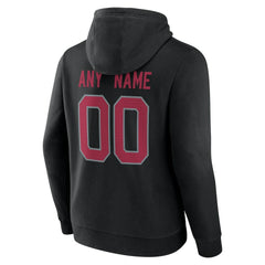 Arizona Cardinals Big & Tall Team Authentic Custom Hoodie - Black Hoodies
