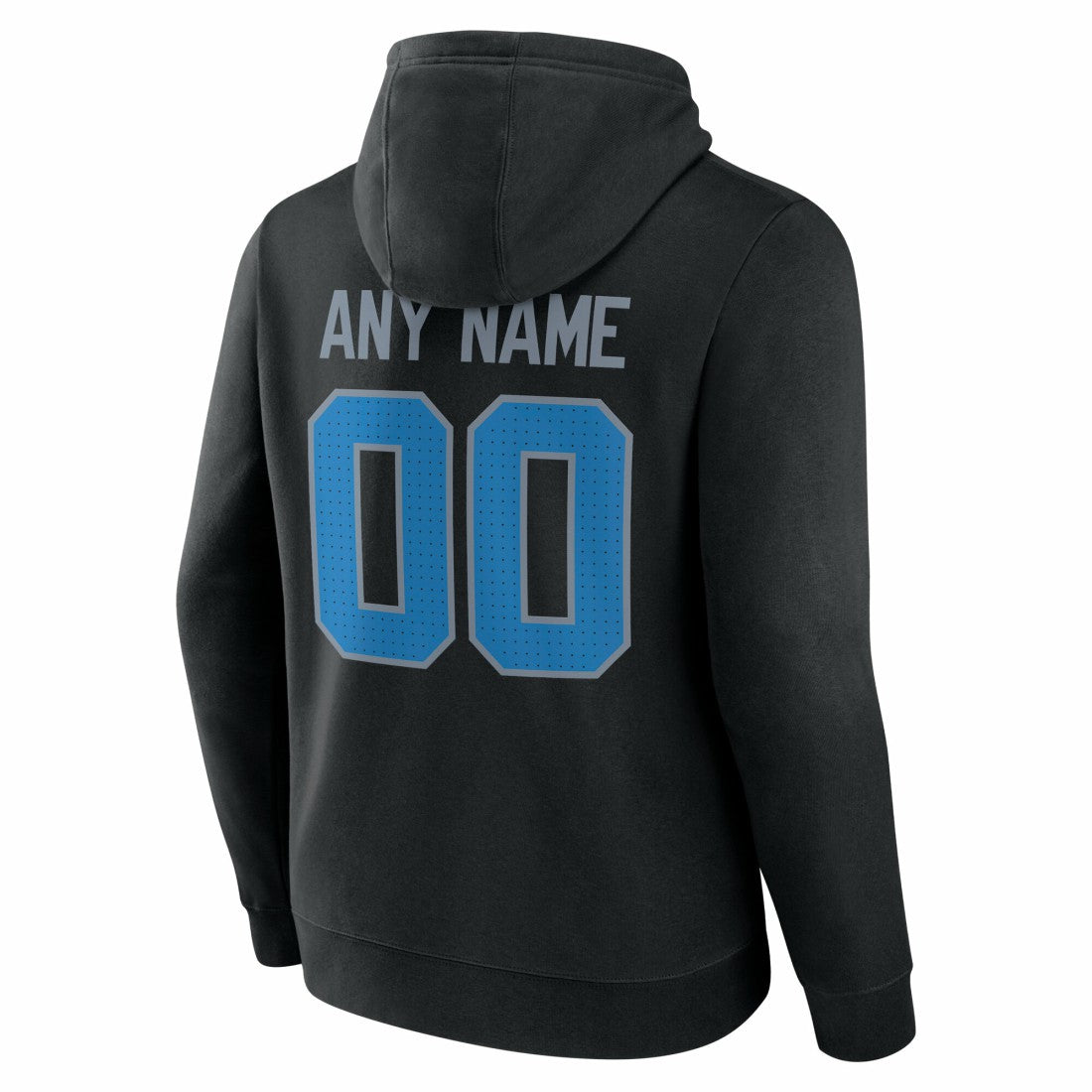 Detroit Lions Big & Tall Team Authentic Custom Hoodie - Black Hoodies