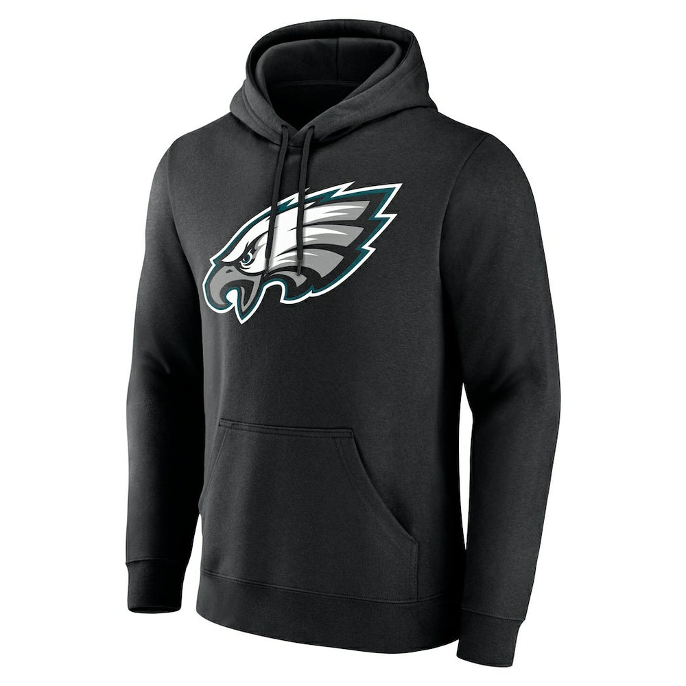 Philadelphia Eagles Big & Tall Team Authentic Custom Hoodie - Black Hoodies