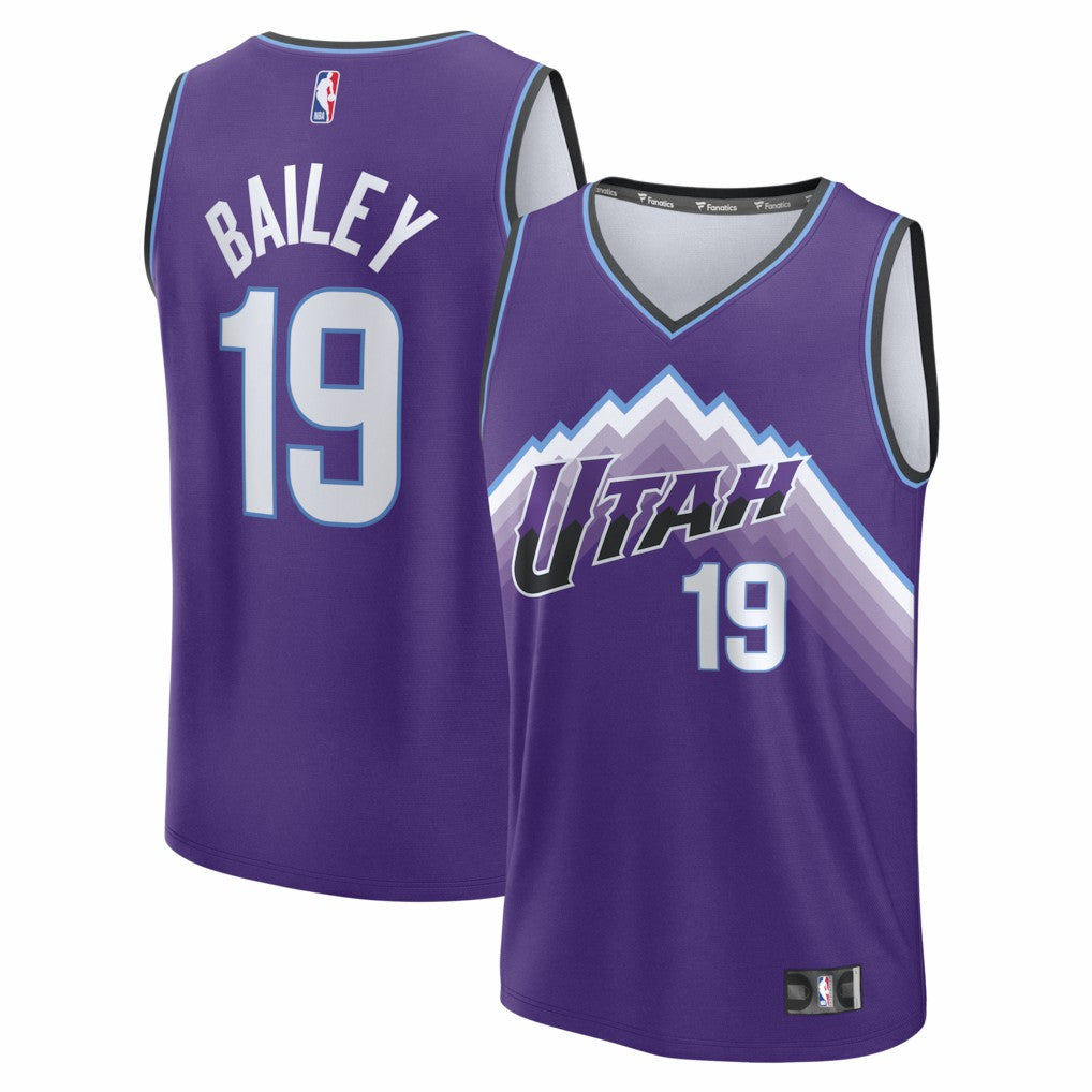 Ace Bailey Utah Jazz Fast Break Replica Jersey Purple Icon Edition - Fanatics