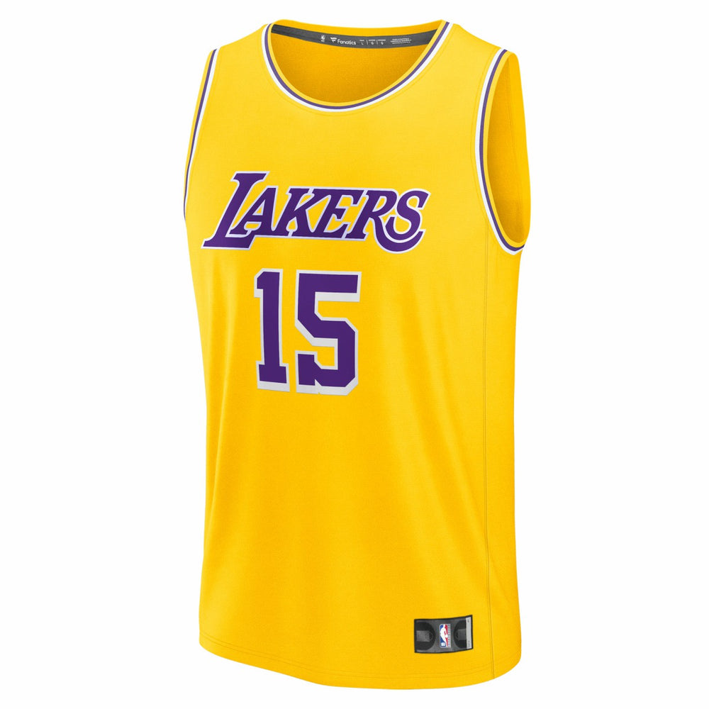 Austin Reaves Los Angeles Lakers Fast Break Replica Jersey Gold Icon Edition - Fanatics