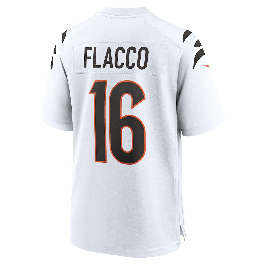 Joe Flacco Cincinnati Bengals Game Jersey - White Jerseys