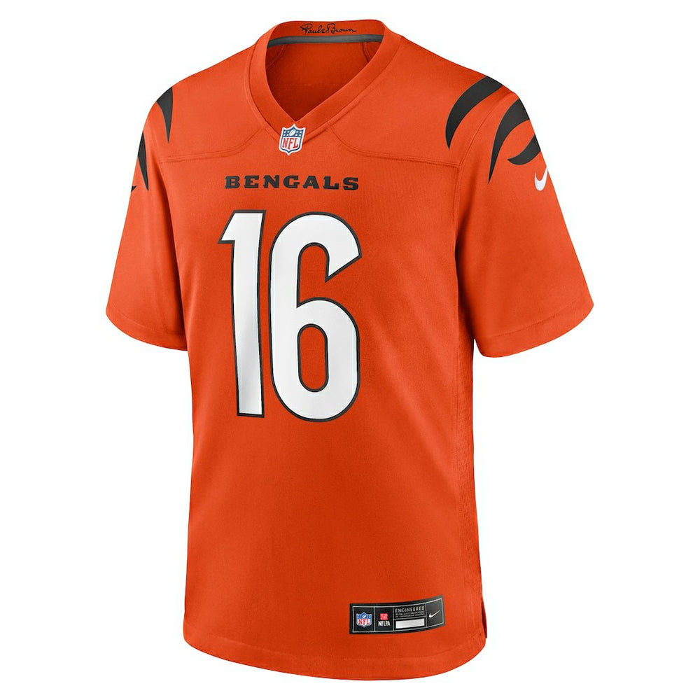 Joe Flacco Cincinnati Bengals Alternate Game Jersey - Orange Jerseys