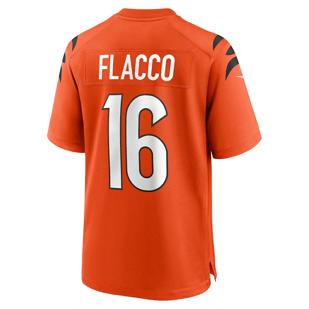 Joe Flacco Cincinnati Bengals Alternate Game Jersey - Orange Jerseys