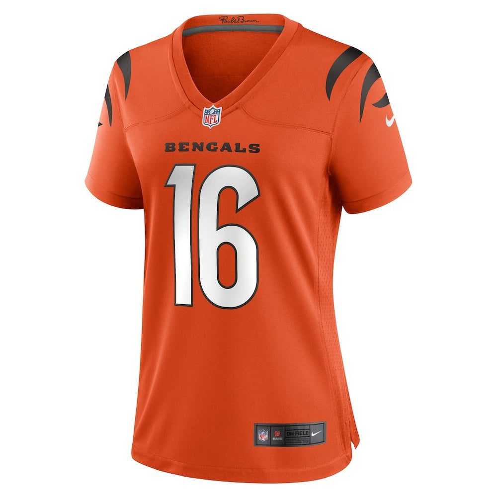 Joe Flacco Cincinnati Bengals Women's Alternate Game Jersey - Orange Jerseys