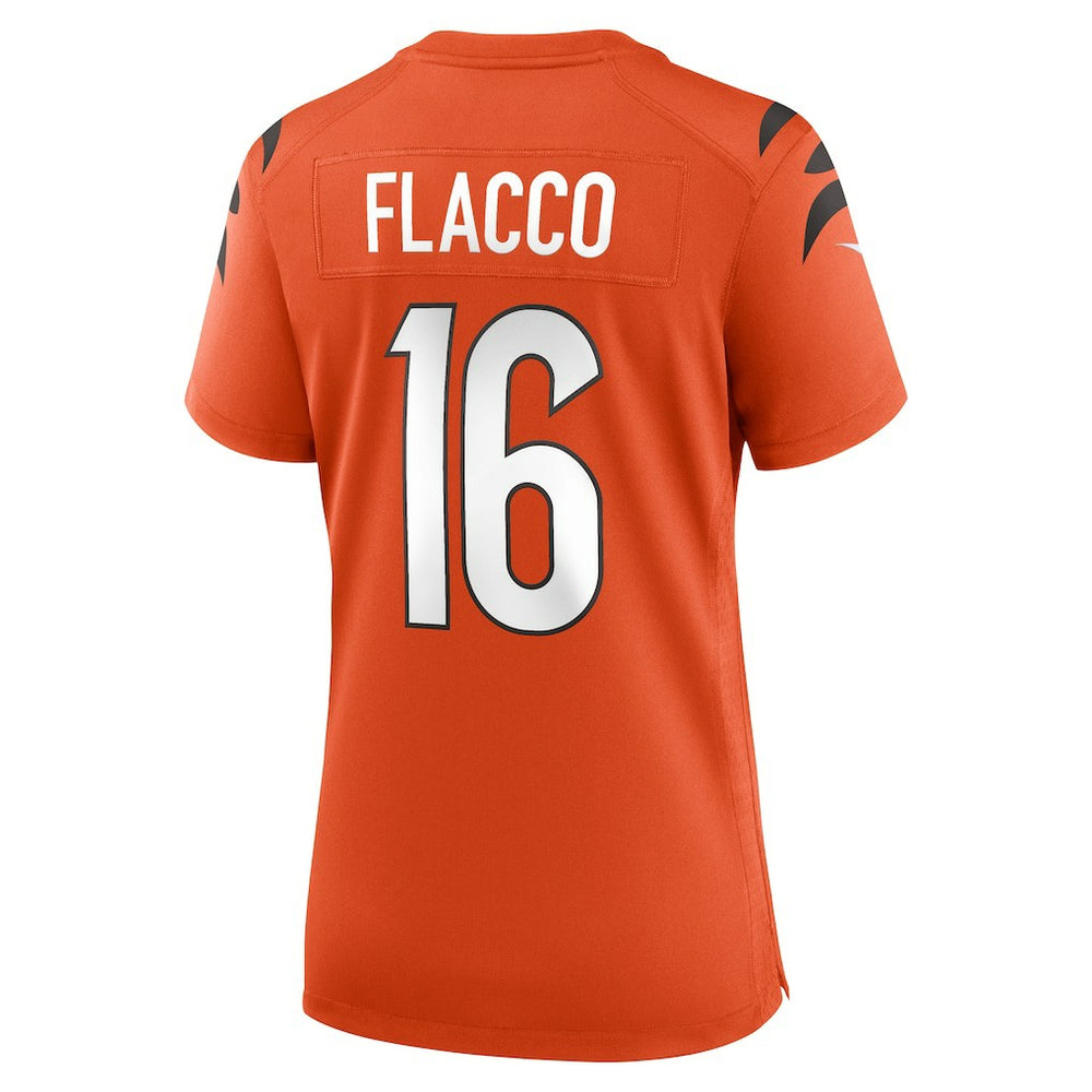 Joe Flacco Cincinnati Bengals Women's Alternate Game Jersey - Orange Jerseys