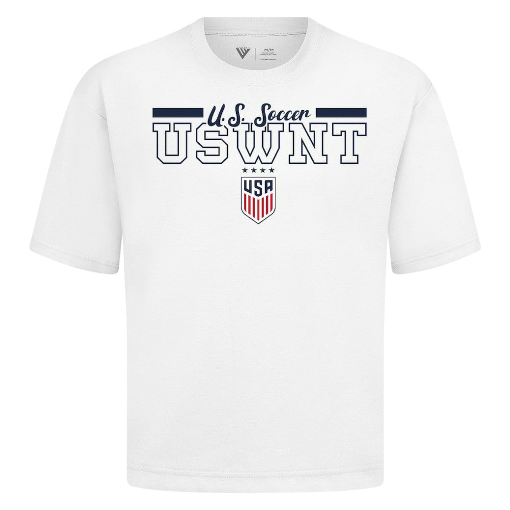 USWNT Levelwear Vanguard Luxe Signature T-Shirt White