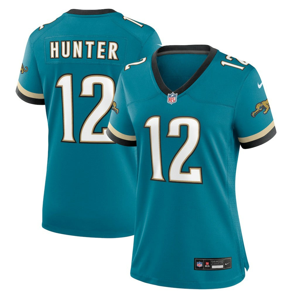 Travis Hunter Jacksonville Jaguars Women's Alternate 2 Prowler Throwback Game Jersey - Teal Jerseys
