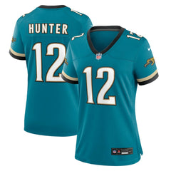 Travis Hunter Jacksonville Jaguars Women's Alternate 2 Prowler Throwback Game Jersey - Teal Jerseys