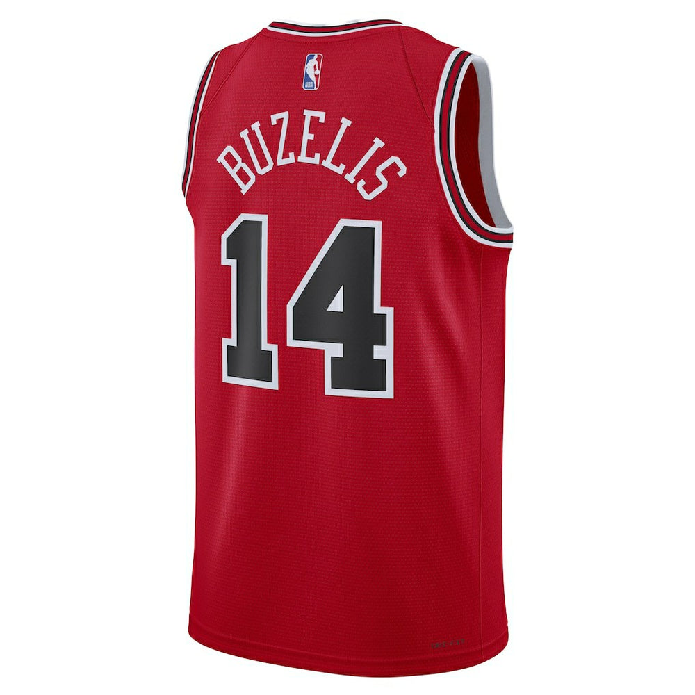 Matas Buzelis Chicago Bulls Unisex Swingman Player Jersey Icon Editi- Red - Nike