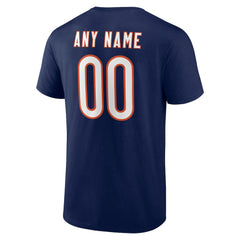 Chicago Bears Big & Tall Team Authentic Custom T-Shirt - Navy T-shirts