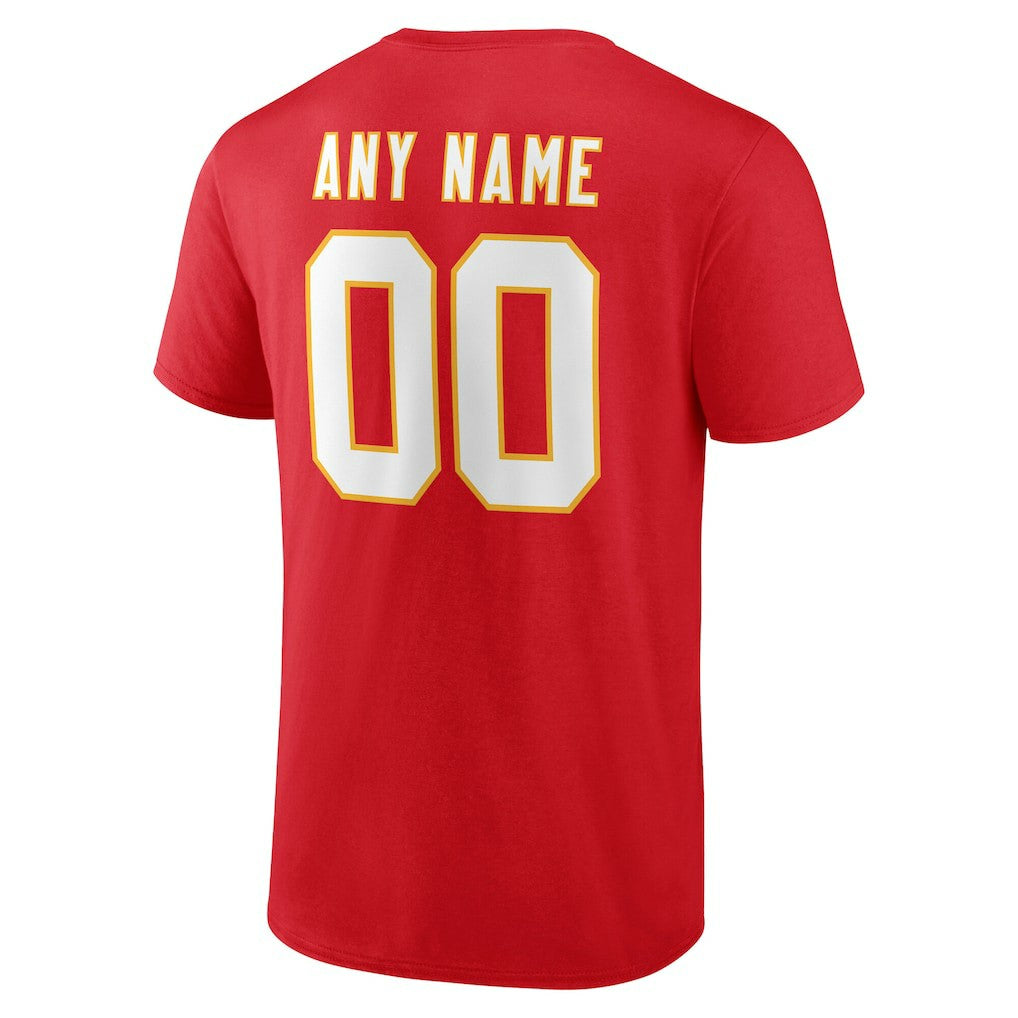 Kansas City Chiefs Big & Tall Team Authentic Custom T-Shirt - Red T-shirts