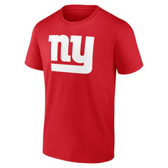New York Giants Big & Tall Team Authentic Custom T-Shirt - Red T-shirts