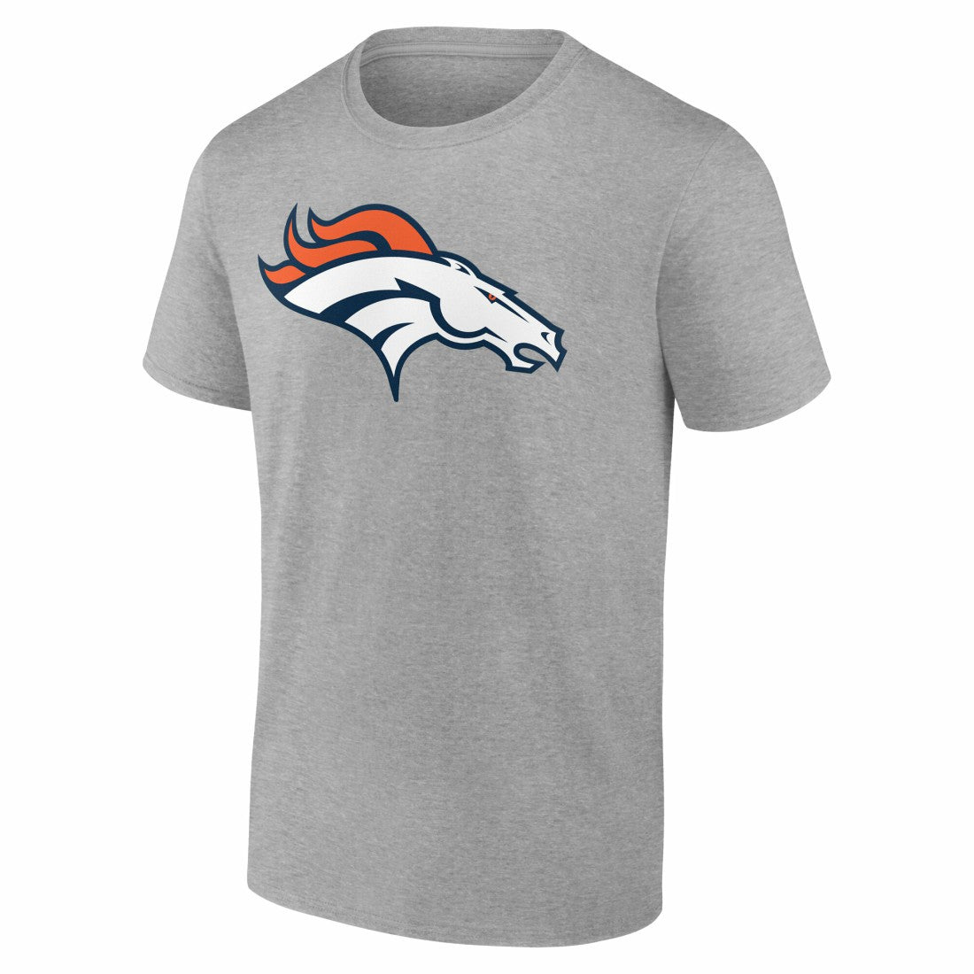 Denver Broncos Big & Tall Team Authentic Custom T-Shirt - Gray T-shirts