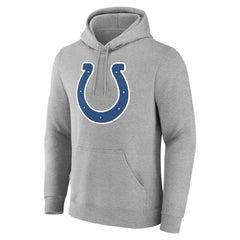 Indianapolis Colts Big & Tall Team Authentic Custom Hoodie - Gray Hoodies