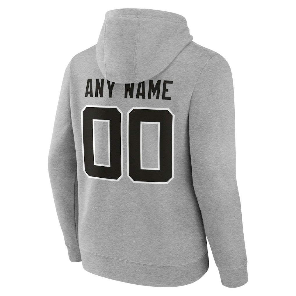 Jacksonville Jaguars Big & Tall Team Authentic Custom Hoodie - Gray Hoodies
